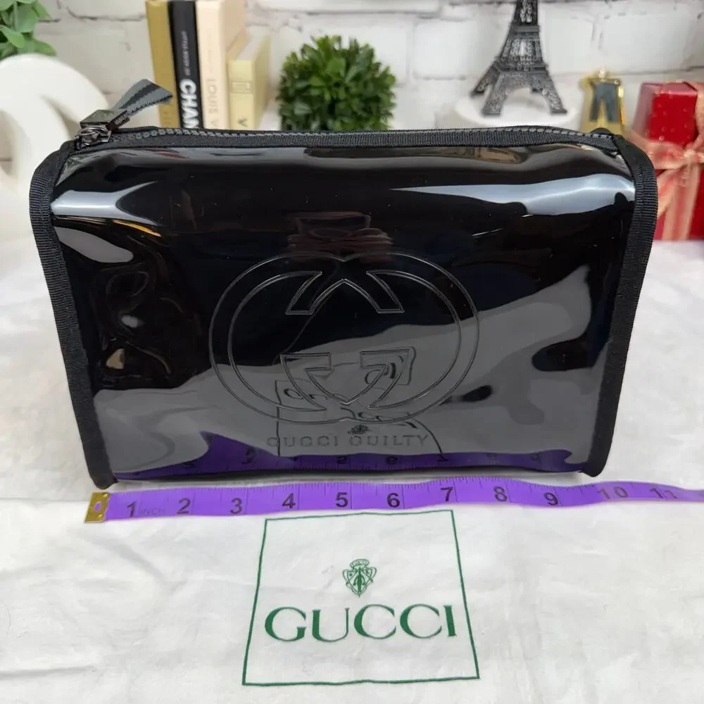 Gucci Guilty clear tinted parfum beauty count makeup crossbody bag with strap - Picture 10 of 16
